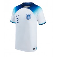 Camiseta Inglaterra Kyle Walker #2 Primera Equipación Replica Mundial 2022 mangas cortas